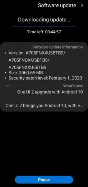 <br />
						Samsung Galaxy A70 начал получать обновление Android 10 с оболочкой One UI 2.0<br />
					