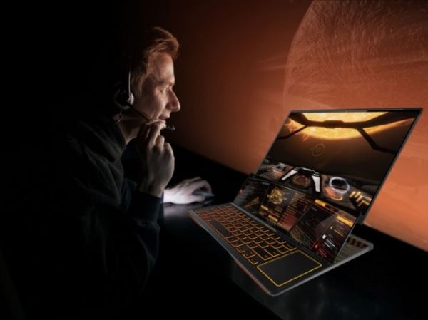 Compal GEMINI – игровой ноутбук с выдвигающимся дополнительным дисплеем