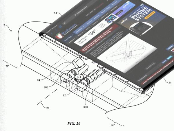 Apple придумала смартфон с необычным гибким дисплеем